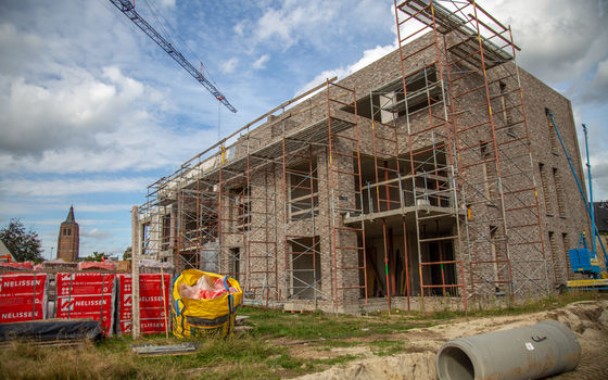 Foto-update werken Spijbelveld te Peer op 1 oktober 2021