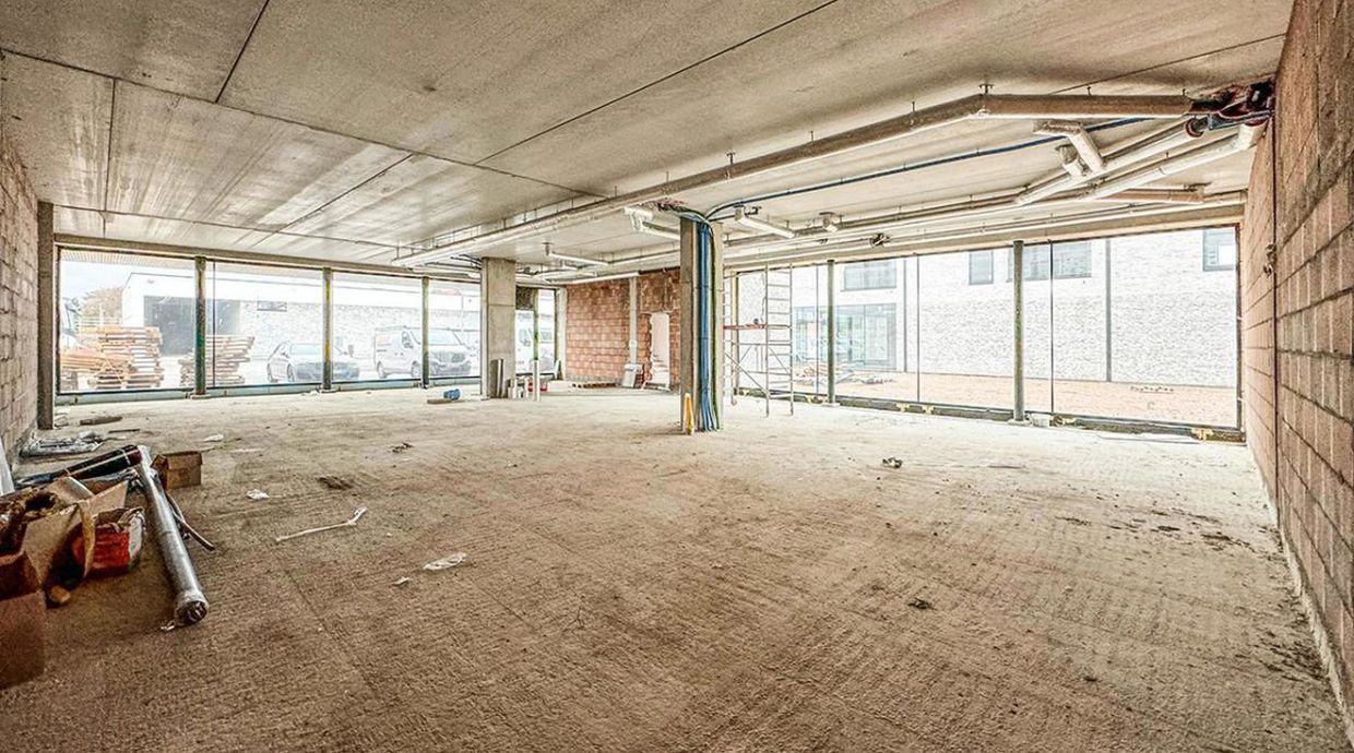 Commercieel gelijkvloers te huur in Ham