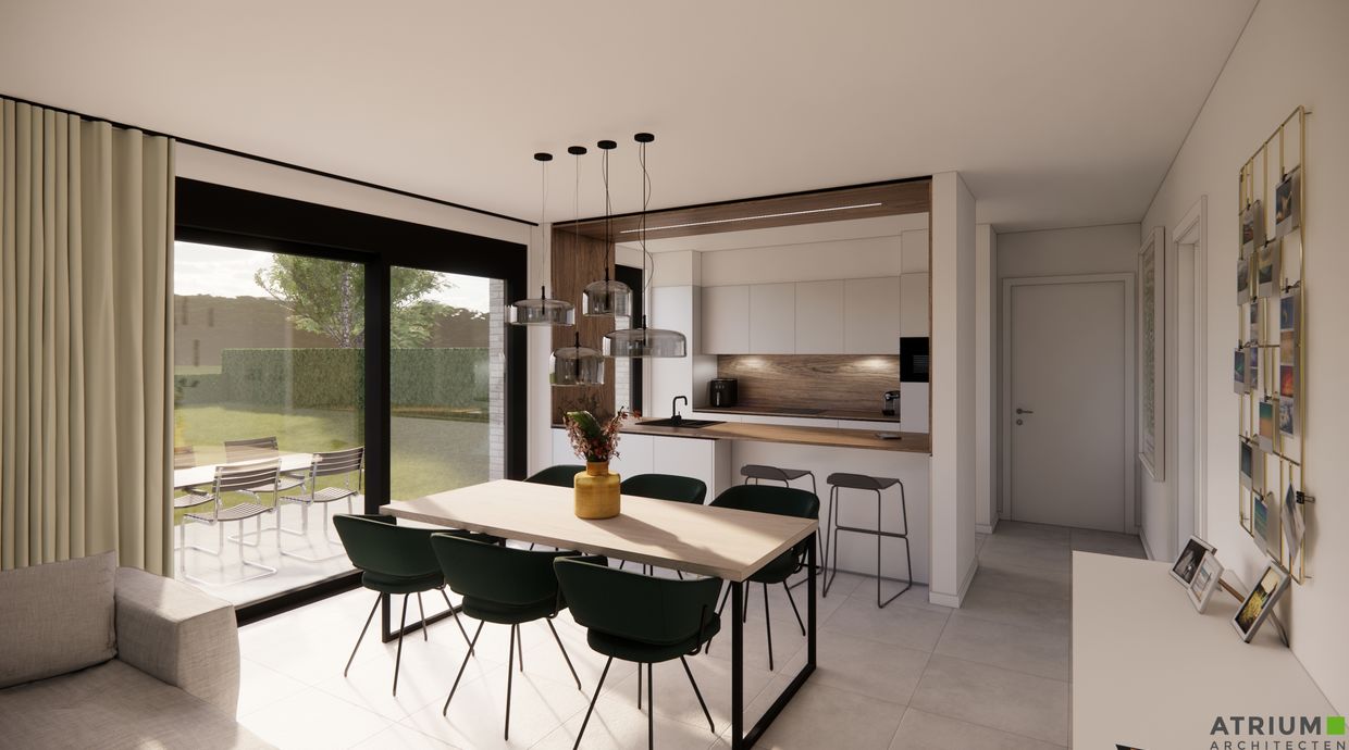 Verkaveling Neeroeteren met woningen en bouwgronden