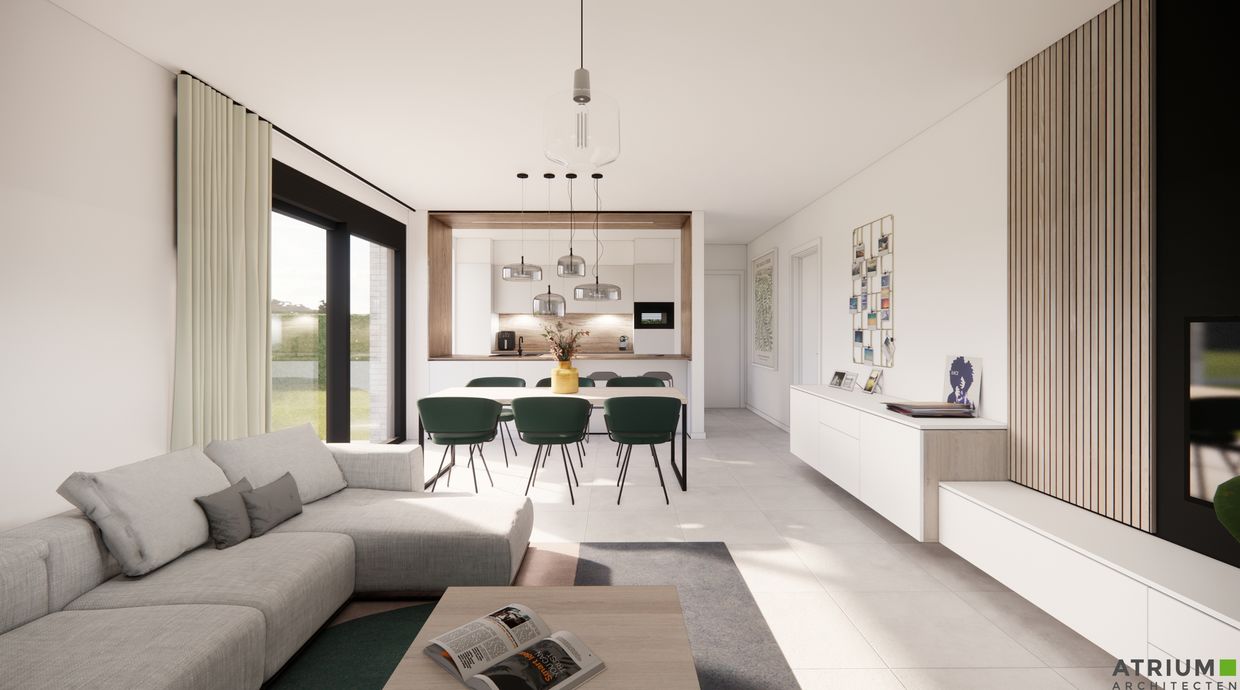 Verkaveling Neeroeteren met woningen en bouwgronden