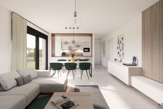 Verkaveling Neeroeteren met woningen en bouwgronden