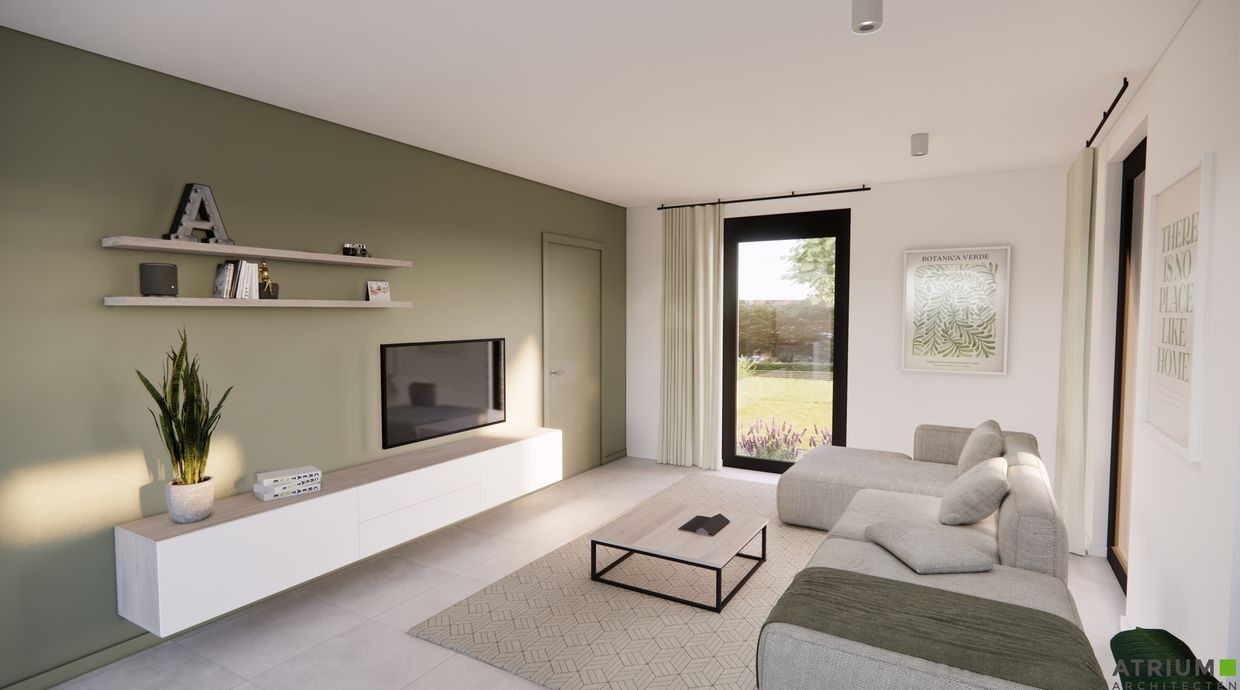 Verkaveling Neeroeteren met woningen en bouwgronden