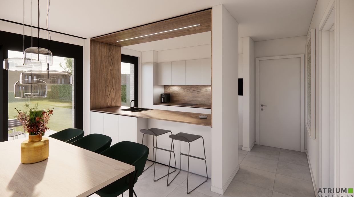 Verkaveling Neeroeteren met woningen en bouwgronden