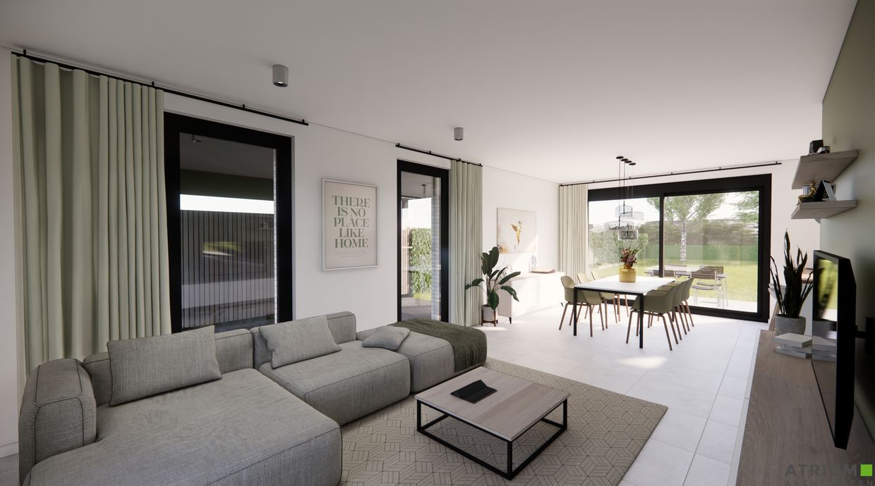 Verkaveling Neeroeteren met woningen en bouwgronden