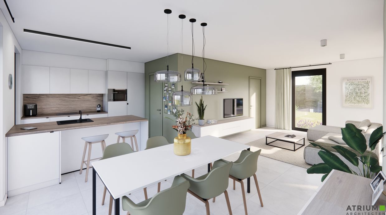 Verkaveling Neeroeteren met woningen en bouwgronden