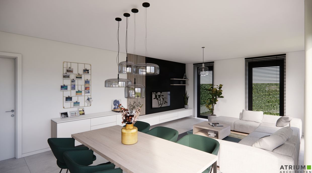 Verkaveling Neeroeteren met woningen en bouwgronden