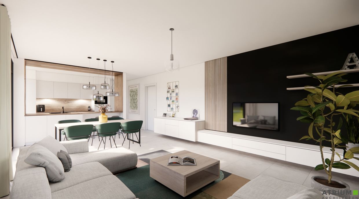 Verkaveling Neeroeteren met woningen en bouwgronden
