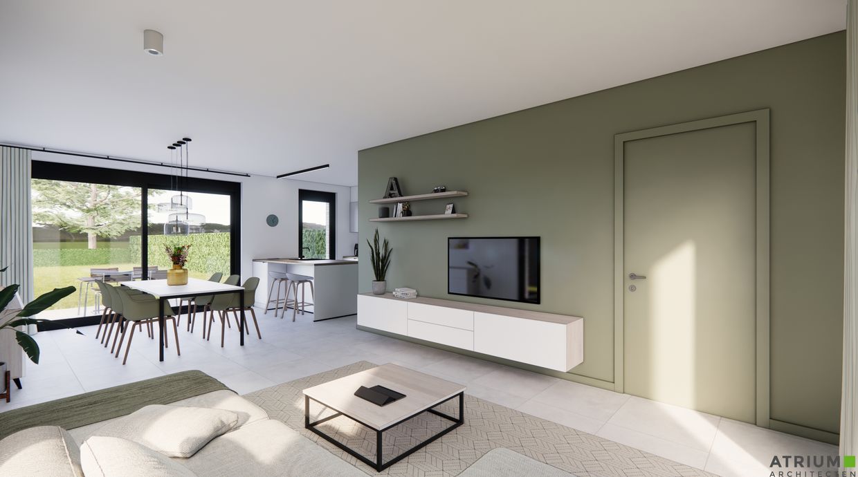 Verkaveling Neeroeteren met woningen en bouwgronden vergunde plannen