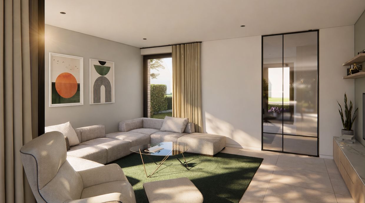 Verkaveling Neeroeteren met woningen en bouwgronden vergunde plannen